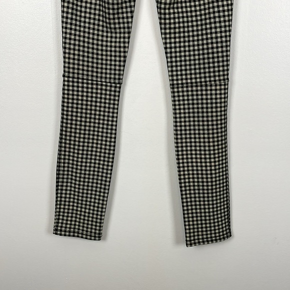 Sanctuary Checked Skinny Legging Pant Womens Small Fax Pocket Stretch Pull-on - Picture 6 of 10